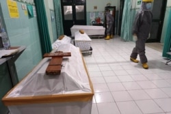 Dokumentasi ruang jenazah di RSUP dr Sardjito pada 4 Juli 2021, ketika krisis oksigen terjadi. (Foto: TRC BPBD DIY)