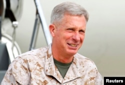 FILE - Marine Corps Lieutenant General Thomas Waldhauser is seen at Camp Pendleton, California, March 30, 2012.
