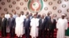 Les présidents des pays membres de la CEDEAO lors du lancement d'Eco monnaie à Abuja, au Nigéria, le 21 décembre 2019 (Twitter / Présidence de la Côte d'Ivoire)