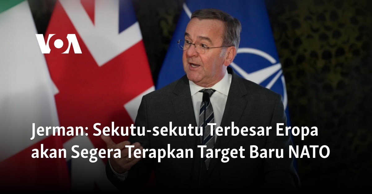 Sekutu-sekutu Terbesar Eropa akan Segera Terapkan Target Baru NATO