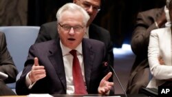 Duta Besar Rusia untuk PBB, Vitaly Churkin (foto: dok).