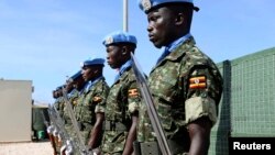 Ciidamo ka tirsan kuwa Uganda ee jooga Soomaaliya