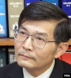 台灣外交部亞太司副司長蘇啟誠(美國之音申華拍攝)