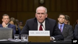 Ông John Brennan, người được Tổng thống Obama chọn đứng đầu CIA, điều trần trước Ủy ban Tình báo Thượng viện 