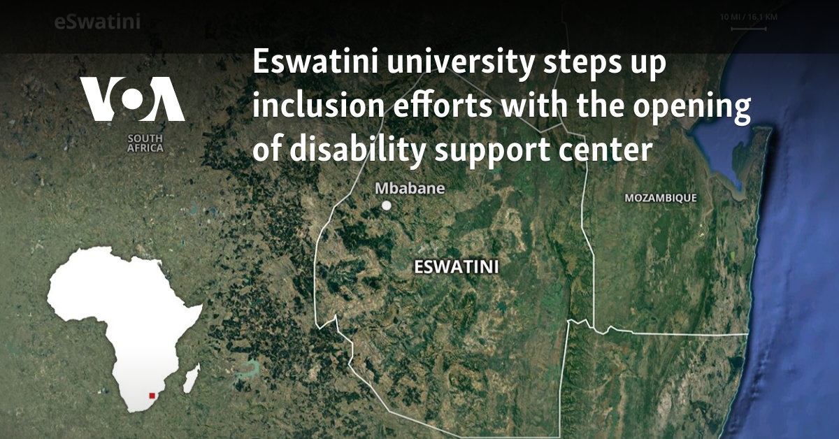 Eswatini university steps up inclusion efforts with the opening of disability support center