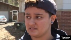 Daniela Vargas, an Argentinian dreamer from Jackson, Mississippi, was arrested after press conference on immigration detentions, March 1, 2017.