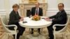 Меркель, Олланд и Путин обсудили перспективы саммита по Украине