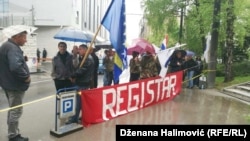 Sa protesta se zahtijeva uspostavljanja registra boraca, Sarajevo