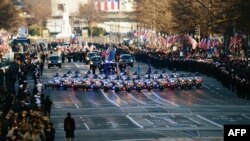 La parade de la cérémonie d'investiture.
