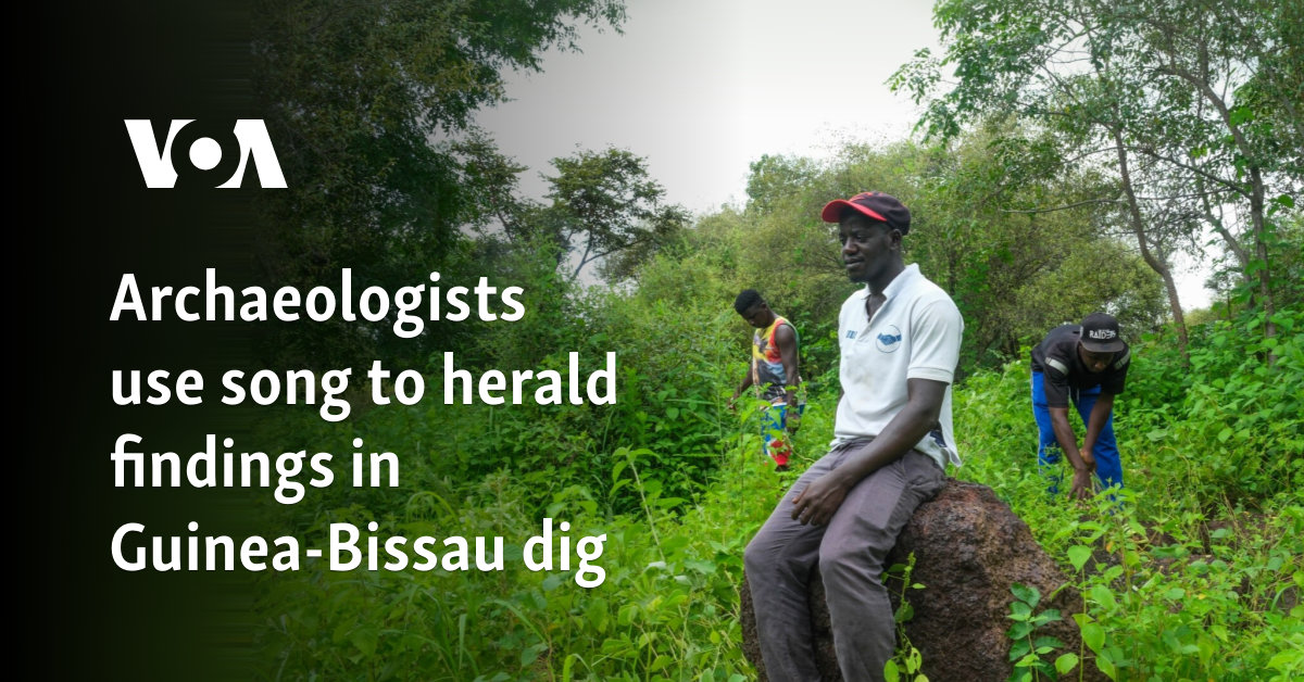 Archaeologists use song to herald findings in Guinea-Bissau dig