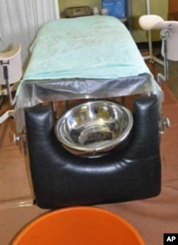 Delivery room at Fufa clinic