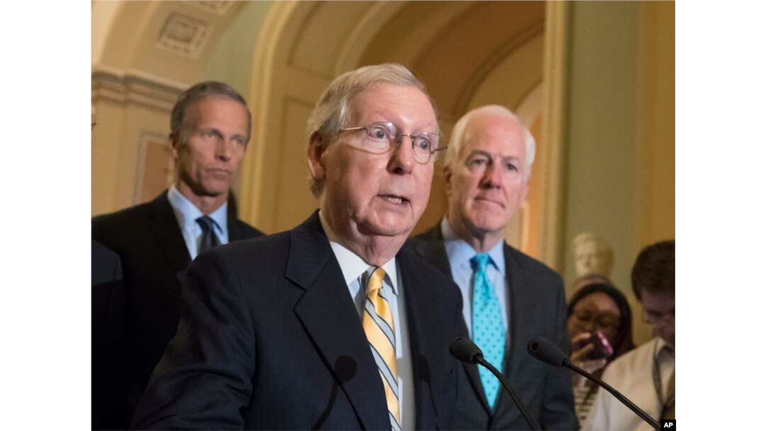 Mitch McConnell has not expressed a position on how he will respond to Trump’s decertification.