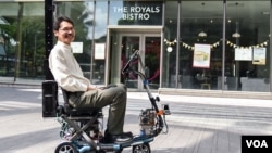 Professor Marcelo Ang, with the Department of Mechanical Engineering at the National University of Singapore, leads the driverless scooter project. (Courtesy: National University of Singapore)