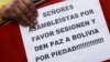OEA rechaza eventual salida "inconstitucional" en Bolivia, pide reunión "urgente" del legislativo