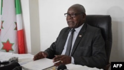 Philippe Nzobonariba, secrétaire-général et porte-parole du gouvernement, à Bujumbura, au Burundi, le 12 septembre 2017.