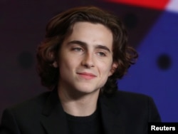 Actor Timothee Chalamet attends a press conference to promote the film "Call Me By Your Name" at the Toronto International Film Festival (TIFF) in Toronto, Sept. 8, 2017.