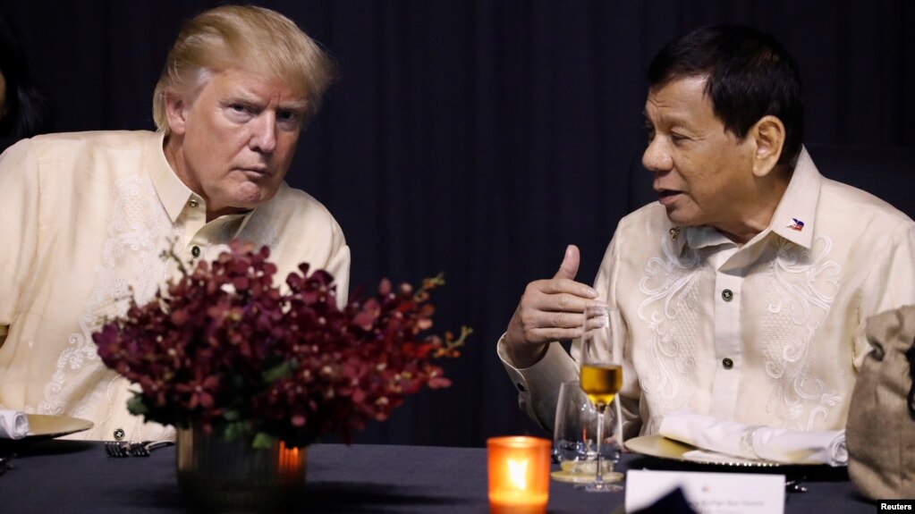 Image result for US and Philippine leaders