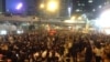 中国国庆日香港更多街道被占