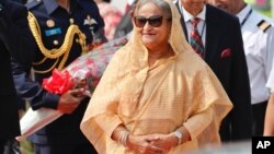 ဘင်္ဂလားဒေ့ရှ် ဝန်ကြီးချုပ် Sheikh Hasina (အောက်တိုဘာ၊ ၀၃၊ ၂၀၁၉)