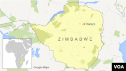 Map of Zimbabwe