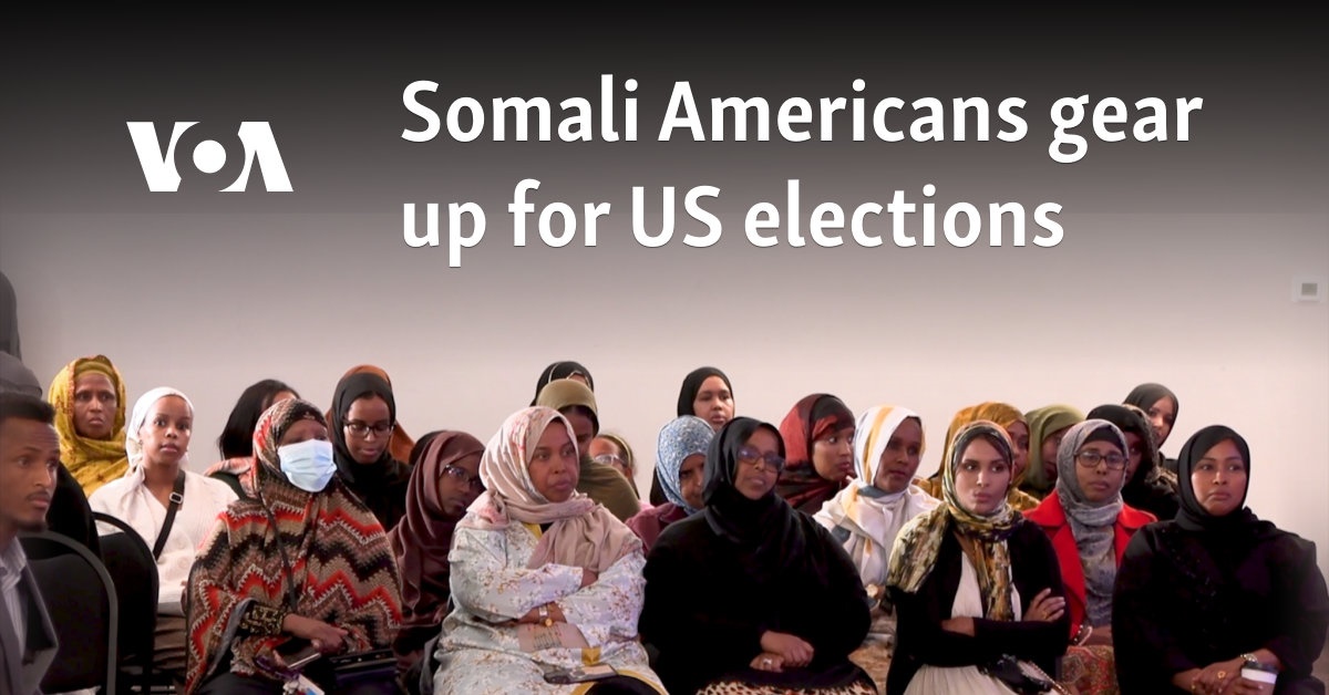 Somali Americans gear up for US elections