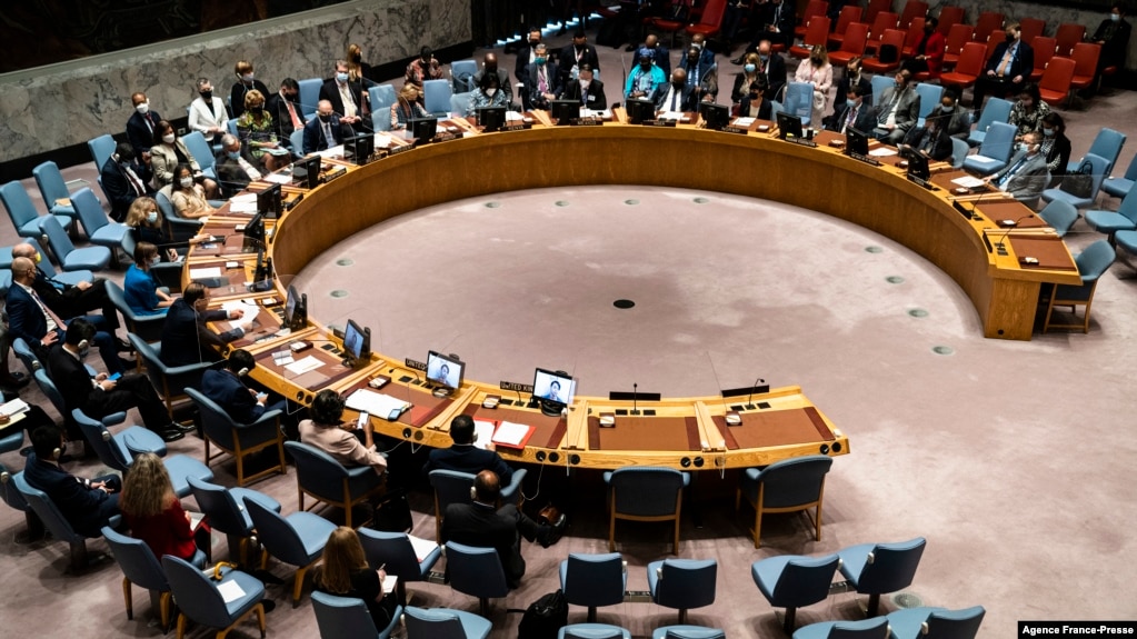 第76届联合国大会安全理事会会议（2021年9月23日）(photo:VOA)