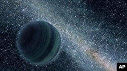 An artist's impression of a free floating planet (Illustration)