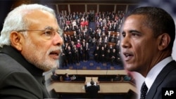 印度总理莫迪和美国总统奥巴马