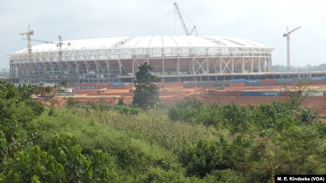 Olembe stadium on the outskirts of Cameroon's capital, Yaounde, Dec. 1, 2018.