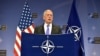 FILE - U.S. Secretary of Defense Jim Mattis gives a news conference after a NATO defense ministers meeting at the Alliance headquarters in Brussels, Belgium, June 29, 2017. 