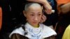 Hong Kong Activists Shave Heads in Protest