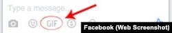 Facebook Messenger GIF Icon