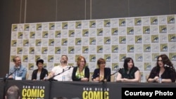 Alti Firmansyah (ke-2 dari kiri) di acara panel diskusi Comic Con International 2018 (Dok: Alti Firmansyah)