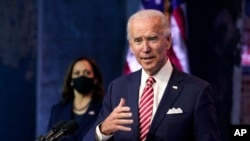Ông Joe Biden phát biểu tại Wilmington, Delaware ngày 16/11/2020.