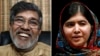 นักต่อสู้เพื่อการศึกษาและสิทธิเยาวชน Malala Yousafzai และ Kailash Satyarthi ได้รับรางวัลโนเบลสาขาสันติภาพปีนี้ 