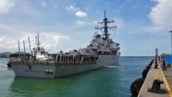 USS John S. McCain စစ်သင်္ဘောတိုက်မှု ရေတပ်သား၁၀ဦး ပျောက်ဆုံး