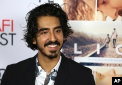 Dev Patel arrives for the premiere of "Lion" during the American Film Institute Fest in Los Angeles, Friday, Nov. 11, 2016.