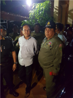FILE: Kem Sokha​ was arrested at his home in Phnom Penh, Cambodia midnight on September 3, 2017. (courtesy image)
