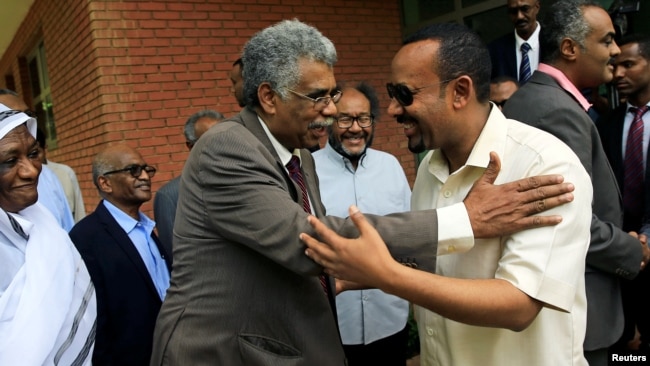 埃塞俄比亚总理艾哈迈德6月7日在苏丹首都喀土穆与苏丹反对派领袖会晤。