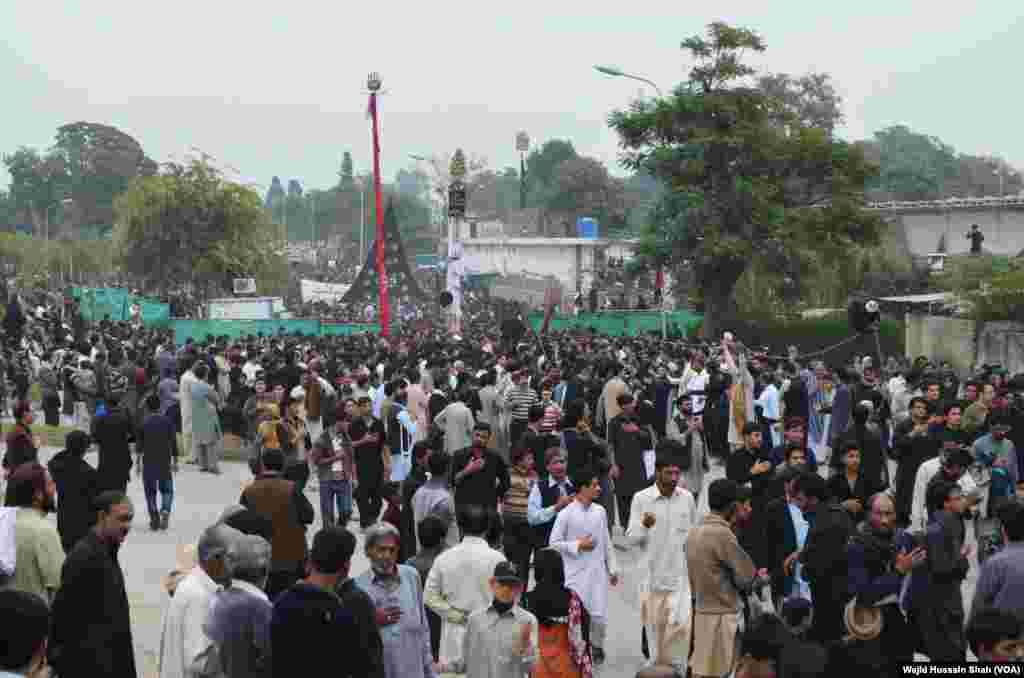  وفاقی دارالحکومت اسلام آباد میں مرکزی جلوس نویں محرم کو برآمد ہوتا ہے۔