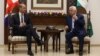 William Meets Palestinian President in Occupied West Bank
