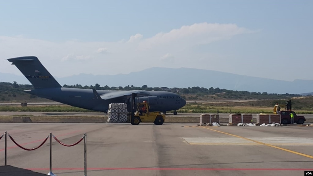 Dos aviones de carga militares C-17 de EE.UU. salieron de la base a aérea de Homestead la mañana del sábado 16 de febrero rumbo a Cúcuta. 