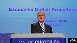 El comisionado europeo Olli Rehn Rehn indicó que los mercados financieros recientemente han mejorado su opinión de la eurozona.