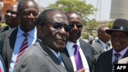 Le président zimbabwéen Robert Mugabe, 13 octobre 2011