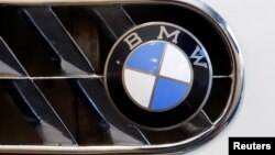 The logo of German manufacturer BMW is seen in Zurich, Switzerland, June 10, 2016. 