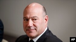 Kepala penasihat ekonomi Gedung Putih, Gary Cohn saat menghadiri Forum Ekonomi Dunia, di Davos, 25 Januari 2018. (Foto: dok).