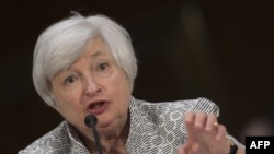 FILE - US Federal Reserve Chair Janet Yellen.