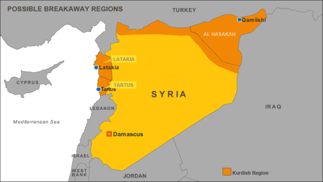 Damascus Europe Map