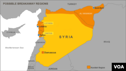 Syria map 