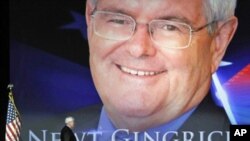 Newt Gingrich numa foto recente em in Pittsburgh, estado da Pennsylvania